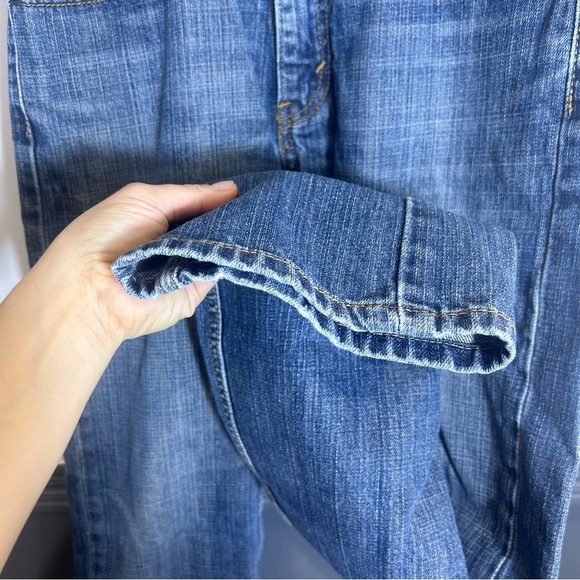 Levi's 505 Straight Leg Mid Rise Medium Wash Jeans 30W 32L - Picture 5 of 16